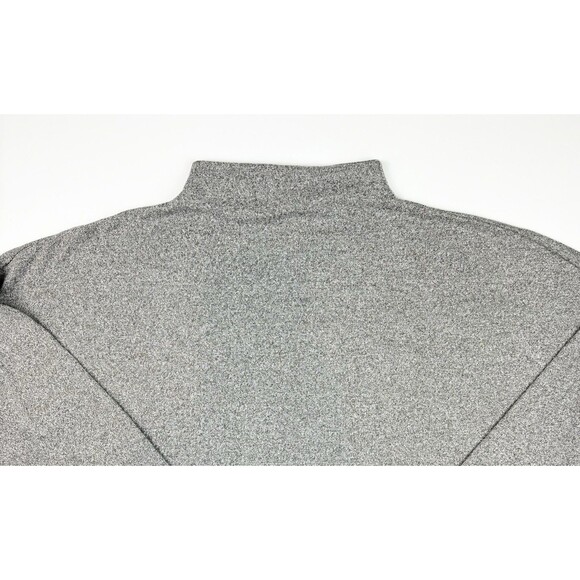 Ann Taylor Loft Gray Boxy Cropped Cozy Oversized Knit Mock Neck Sweater, Medium - Picture 5 of 8